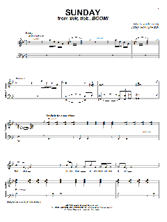 Sunday von Jonathan Larson (Download) 