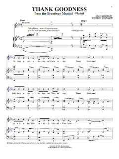 Thank Goodness von Stephen Schwartz (Download) 