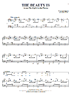 The Beauty Is von Adam Guettel (Download) 