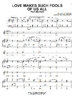 Love Makes Such Fools Of Us All von Cy Coleman (Download) 