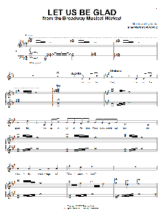 Let Us Be Glad von Stephen Schwartz (Download) 