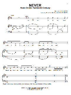 Never von Cy Coleman (Download) 