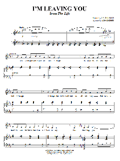 I'm Leaving You von Cy Coleman (Download) 