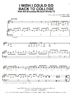 I Wish I Could Go Back To College von Jeff Marx (Download) 