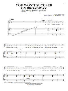 You Won't Succeed On Broadway von Eric Idle (Download) 