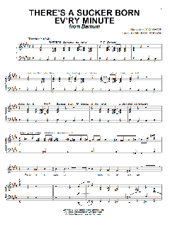 There's A Sucker Born Ev'ry Minute von Cy Coleman (Download) 