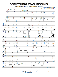 Something Was Missing von Charles Strouse (Download) 