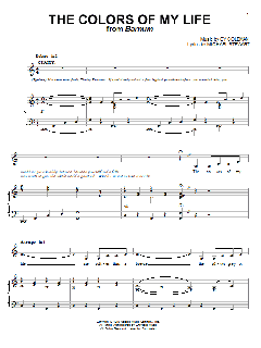 The Colors Of My Life von Cy Coleman (Download) 