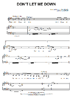 Don't Let Me Down von The Beatles (Download) 