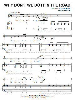 Why Don't We Do It In The Road von The Beatles (Download) 