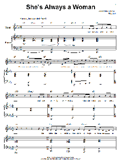 She's Always A Woman von Billy Joel (Download) 