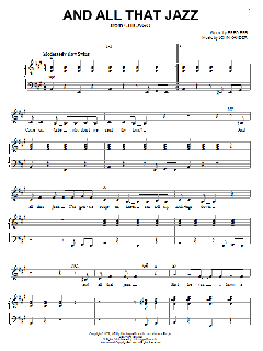 And All That Jazz von Fred Ebb (Download) 