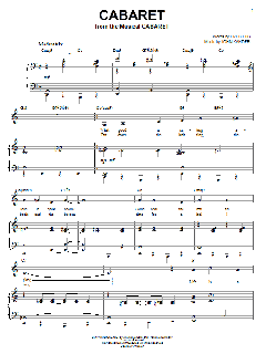 Cabaret von Fred Ebb (Download) 