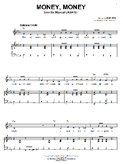 Money, Money von Fred Ebb (Download) 