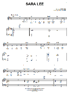 Sara Lee von Fred Ebb (Download) 