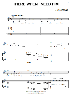 There When I Need Him von Fred Ebb (Download) 