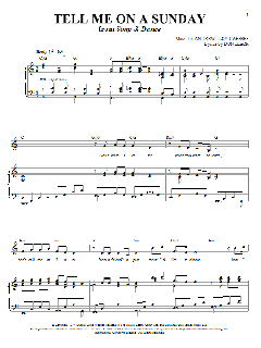 Tell Me On A Sunday von Bernadette Peters (Download) 