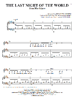 The Last Night Of The World von Claude-Michel Schönberg (Download) 