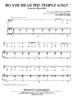 Do You Hear The People Sing? von Alain Boublil (Download) 