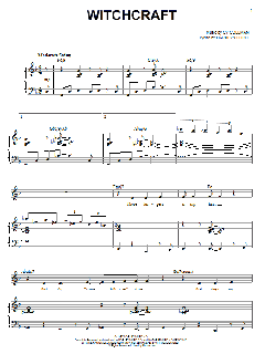 Witchcraft von Cy Coleman (Download) 