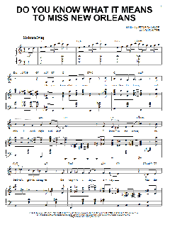 Do You Know What It Means To Miss New Orleans von Louis Armstrong (Download) 