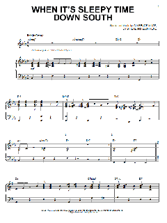 When It's Sleepy Time Down South von Louis Armstrong (Download) 