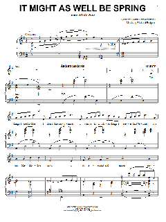 It Might As Well Be Spring von Rodgers & Hammerstein (Download) 
