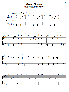 Green Onions von Steve Cropper (Download) 