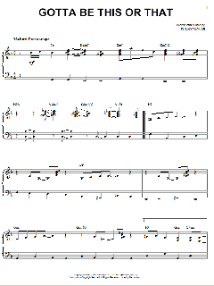 Gotta Be This Or That von Benny Goodman (Download) 