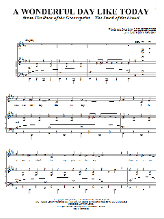 A Wonderful Day Like Today von Leslie Bricusse (Download) 