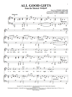 All Good Gifts von Stephen Schwartz (Download) 