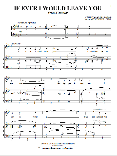 If Ever I Would Leave You von Alan Jay Lerner (Download) 