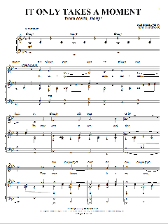 It Only Takes A Moment von Jerry Herman (Download) 