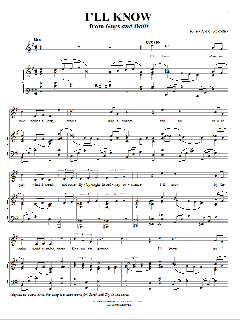 I'll Know von Frank Loesser (Download) 