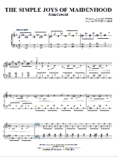 The Simple Joys Of Maidenhood von Alan Jay Lerner (Download) 