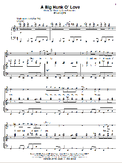 A Big Hunk O' Love von Elvis Presley (Download) 