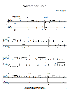 November Rain von Guns N' Roses (Download) 