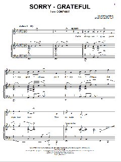 Sorry - Grateful von Stephen Sondheim (Download) 