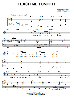 Teach Me Tonight von Sammy Cahn (Download) 