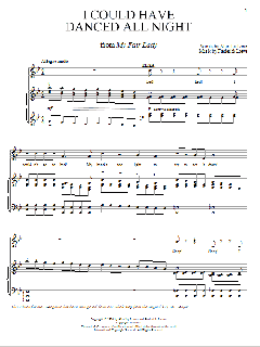 I Could Have Danced All Night von Alan Jay Lerner (Download) 