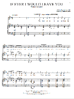 If Ever I Would Leave You von Alan Jay Lerner (Download) 