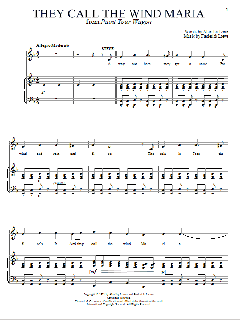 They Call The Wind Maria von Alan Jay Lerner (Download) 