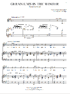 Geraniums In The Winder von Rodgers & Hammerstein (Download) 
