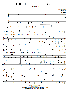 The Thought Of You von Harold Rome (Download) 