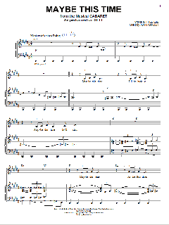 Maybe This Time von Fred Ebb (Download) 