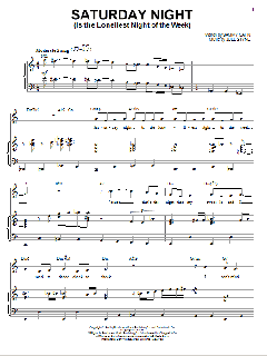 Saturday Night (Is The Loneliest Night Of The Week) von Frank Sinatra (Download) 