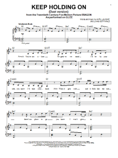 Keep Holding On (Vocal Duet) von Avril Lavigne (Download) 