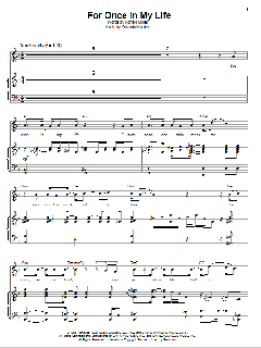 For Once In My Life von Stevie Wonder (Download) 