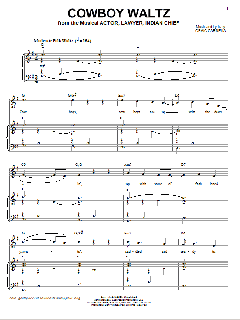 Cowboy Waltz von Craig Carnelia (Download) 