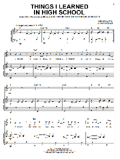 Things I Learned In High School von Craig Carnelia (Download) 